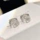 VCA Top S925 Sterling Silver Perlee Brand Designer Stud Earrings With Box Party Women Gift
