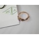 Van Cleef & Arpels Top Quality Copper With 18k Gold Plated Four leaf Clover Open Bangle For Women Jewelry With Box