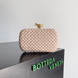 Bottega Veneta 24 Spring Fashion Weaving Dinner Pink Bag with original package size: 20.5 * 6 * 12.5cm