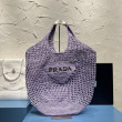 Prada Fiber Tot Bag Size: 45x51cm 1BG424 