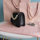 Matelasse wrinkled handbag Size: 19X13X5cm 
