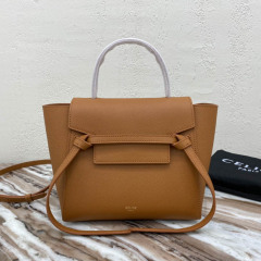 Grainy calfskin leather handbag No. 175519