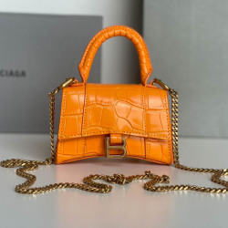 Balenciaga hourglass bag orange model: 169 size: 12104.5cm