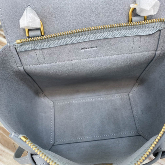 Grainy calfskin leather handbag No. 175519