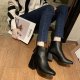 New fashion leather ankle boots
