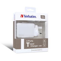 Verbatim 4-Port USB Travel Charger