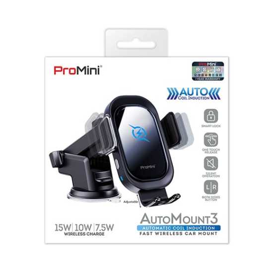 Magic-Pro PROMINI AutoMount3 15W Fast Wireless Car Mount