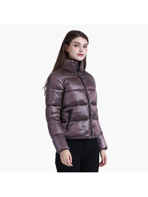  Winter Casual Padded Puffer Jackets For Women Coat Female Warm Short Parka Basic Windproof Waterproof Outdoor Clothes