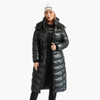  Winter Windproof Long Parkas Coats For Women Casual Black Thick Warm Puffer Jackets With Belt Fashion Hooded Outerwear
