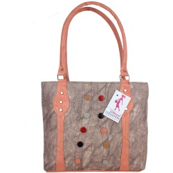 Ritupal COLLECTION Women Brown, Beige Hand-held Bag - Extra Spacious
