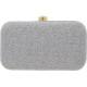 AILTINO Party Silver  Clutch  - Regular Size