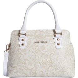LINO PERROS Women White Shoulder Bag - Regular Size