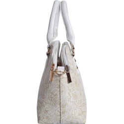 LINO PERROS Women White Shoulder Bag - Regular Size