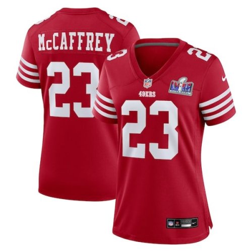 Christian McCaffrey San Francisco 49ers Nike Women's Super Bowl LVIII Game Jersey - Scarlet