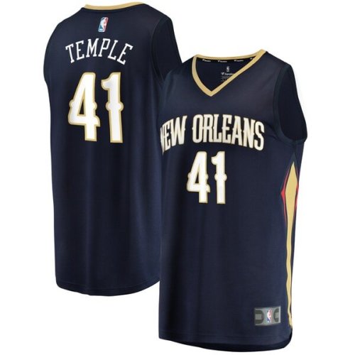 Garrett Temple New Orleans Pelicans Fanatics Branded Fast Break Replica Jersey - Icon Edition - Navy
