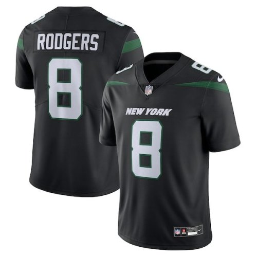 Aaron Rodgers New York Jets Nike  Vapor Untouchable Limited Jersey - Black/Green