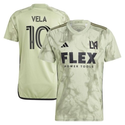 Carlos Vela LAFC adidas 2024 Smokescreen Replica Player Jersey - Green