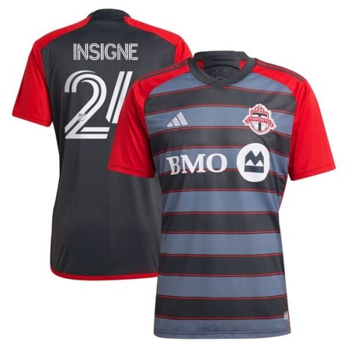 Lorenzo Insigne Toronto FC adidas 2024 Club Kit Replica Player Jersey - Gray