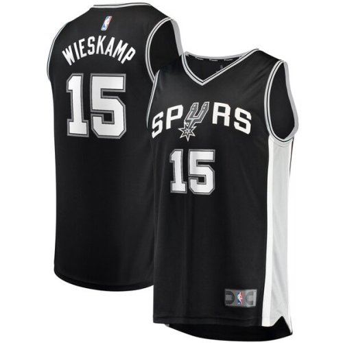 Joe Wieskamp San Antonio Spurs Fanatics Branded Fast Break Replica Jersey - Icon Edition - Black