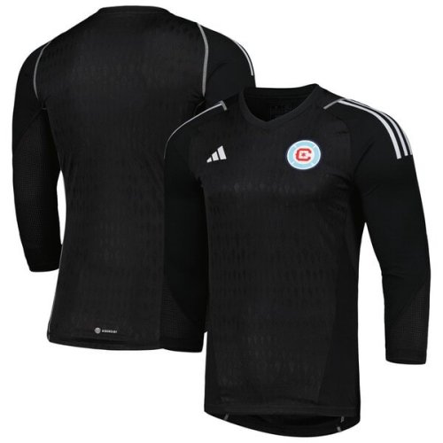 Chicago Fire adidas 2024 Goalkeeper Long Sleeve Replica Jersey - Black
