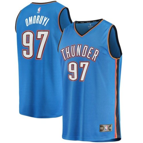 Eugene Omoruyi Oklahoma City Thunder Fanatics Branded Fast Break Player Jersey - Icon Edition - Blue