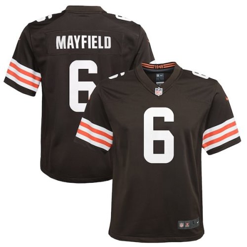 Baker Mayfield Cleveland Browns Nike Youth Game Player Jersey - Brown/White
