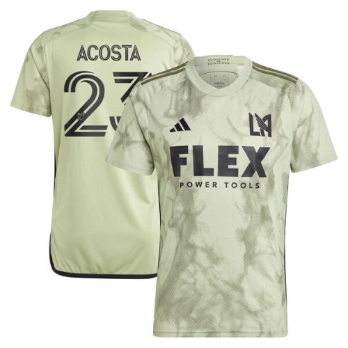 Kellyn Acosta LAFC adidas 2024 Smokescreen Replica Player Jersey - Green
