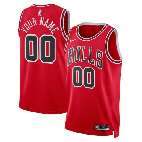 Chicago Bulls Nike Unisex Swingman Custom Jersey Red - Icon Edition