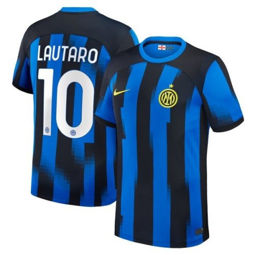 Lautaro Martinez Inter Milan Nike 2023/24 Home Replica Jersey - Blue
