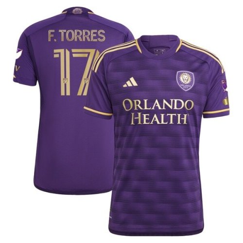 Facundo Torres Orlando City SC adidas 2024 The Wall Kit Authentic Player Jersey - Purple