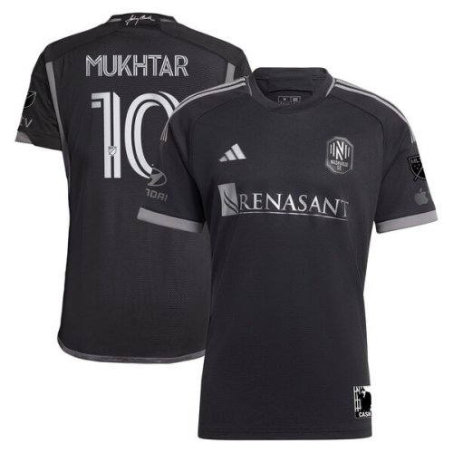 Hany Mukhtar Nashville SC adidas 2024 Man In Black Kit Authentic Player Jersey - Black