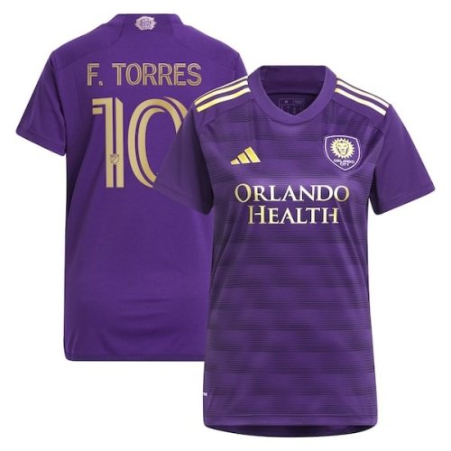 Facundo Torres Orlando City SC adidas Women's 2024 The Wall Kit Replica Player Jersey – Purple