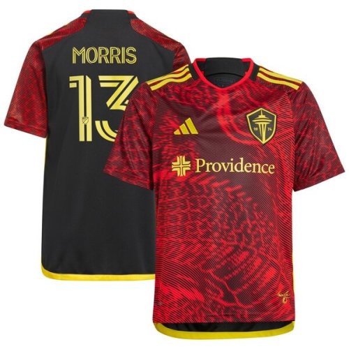 Jordan Morris Seattle Sounders FC adidas Youth 2024 The Bruce Lee Kit Replica Player Jersey – Red