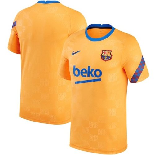 Barcelona Nike 2021/2022 Pre-Match Performance Top - Orange