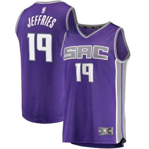 DaQuan Jeffries Sacramento Kings Fanatics Branded Fast Break Player Jersey - Icon Edition - Purple