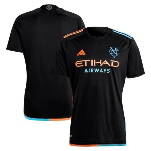 New York City FC adidas 2024 24/7 Kit Replica Jersey – Black