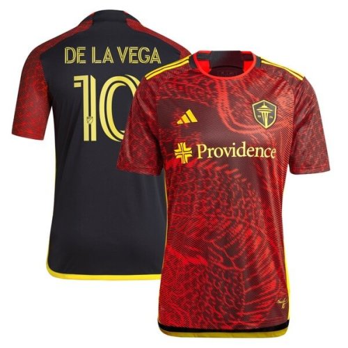 Pedro de la Vega Seattle Sounders FC adidas 2024 The Bruce Lee Kit Replica Player Jersey – Red