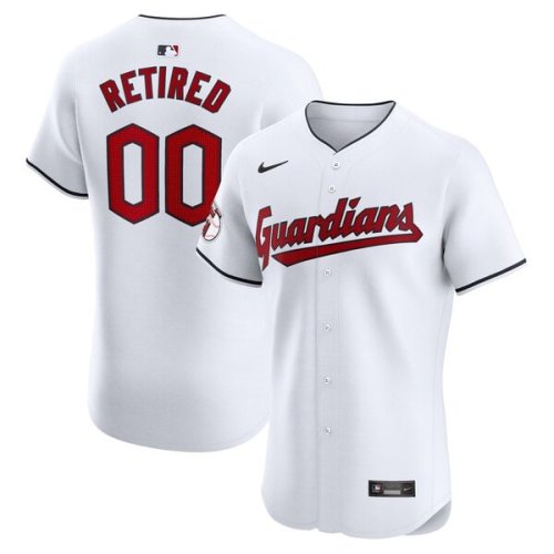 Cleveland Guardians Nike Home Elite Pick-A-Player Retired Roster Jersey - White
