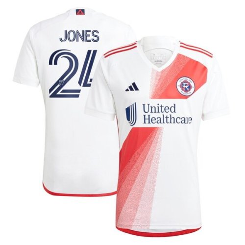 DeJuan Jones New England Revolution adidas 2024 Defiance Replica Jersey - White