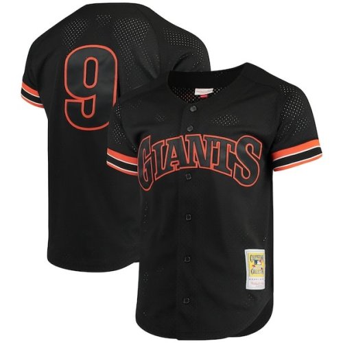 Matt Williams San Francisco Giants Mitchell & Ness Cooperstown Collection Mesh Batting Practice Button-Up Jersey - Black