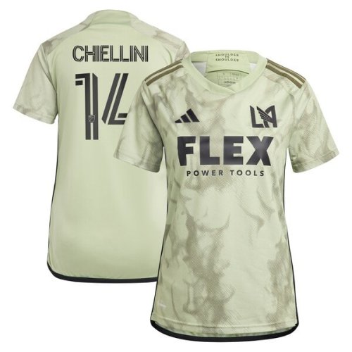 Giorgio Chiellini LAFC adidas Women's 2024 Smokescreen Replica Player Jersey - Green