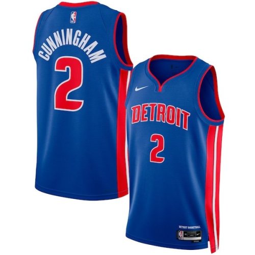 Cade Cunningham Detroit Pistons Nike Unisex Swingman Jersey - Icon Edition - Blue/White