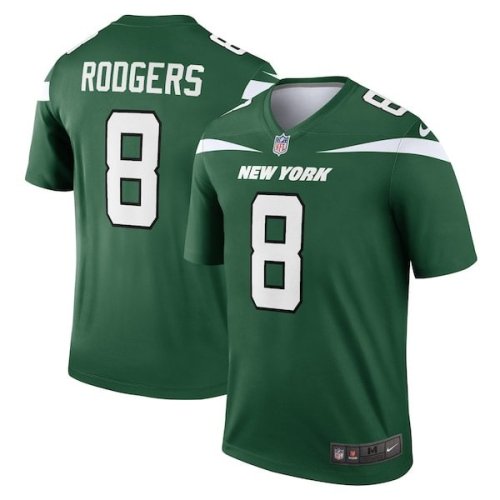 Aaron Rodgers New York Jets Nike Men's Legend Player Jersey - Gotham Green/Black/White
