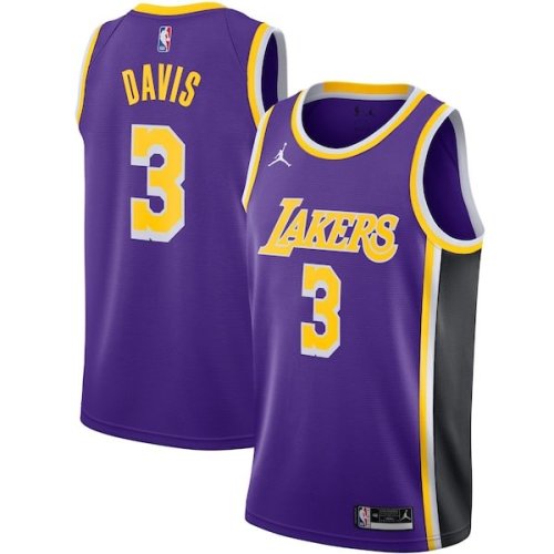 Anthony Davis Los Angeles Lakers Jordan Brand 2020/21 Swingman Jersey - Statement Edition - Purple