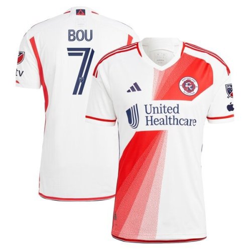 Gustavo Bou New England Revolution adidas 2024 Defiance Authentic Jersey - White