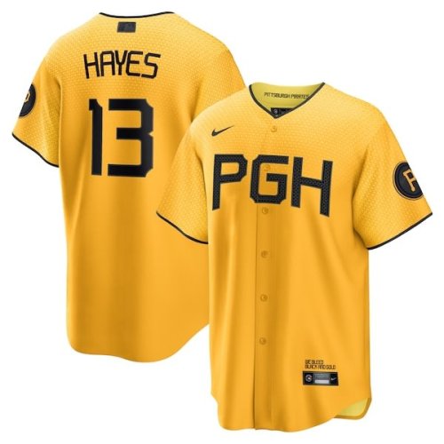 Ke'Bryan Hayes Pittsburgh Pirates Nike 2023 City Connect Replica Player Jersey - Gold