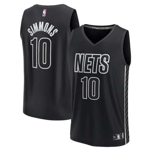 Ben Simmons Brooklyn Nets Fanatics Branded Youth Fast Break Player Jersey - Statement Edition - Black