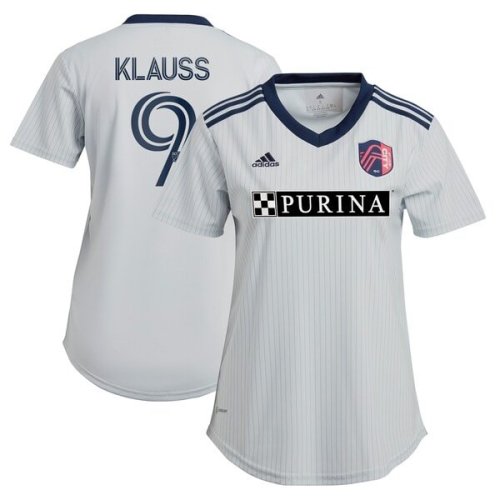 João Klauss St. Louis City SC adidas Women's 2024 The Spirit Kit Replica Jersey - Gray