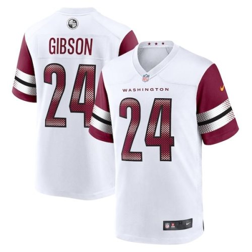 Antonio Gibson Washington Commanders Nike Game Jersey - White/Black/Burgundy