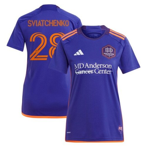 Erik Sviatchenko Houston Dynamo FC adidas Women's 2024 Still Holdin' Replica Player Jersey – Purple